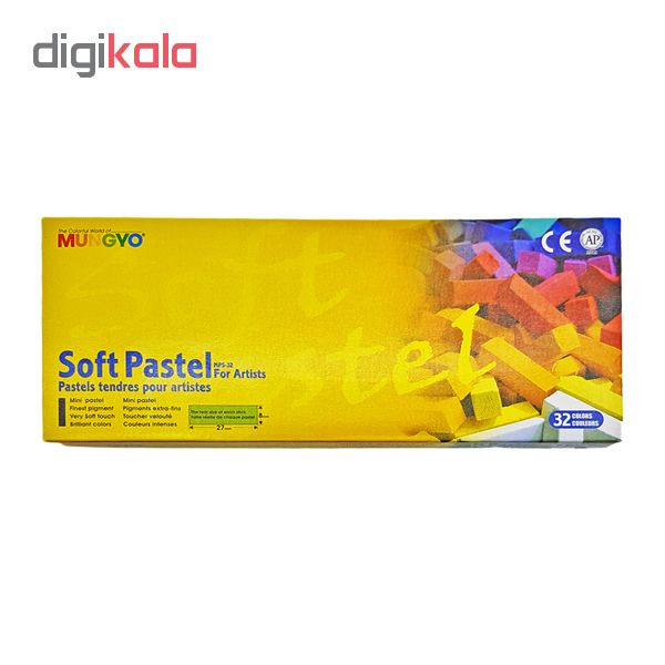 پاستل گچی 24 رنگ مونگیو کد 83266