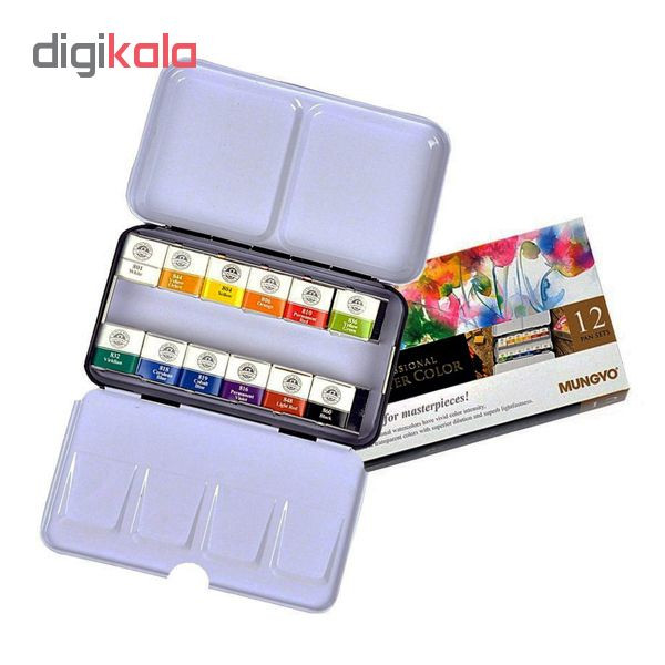 آبرنگ 12 رنگ مونگیو کد 135041