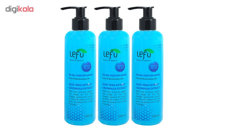 ژل بعد از اپیلاسیون لفو مدل Ice حجم 250 میلی لیتر مجموعه 3 عددی ژل بعد از اپیلاسیون لفو مدل Ice حجم 250 میلی لیتر مجموعه 3 عددی
