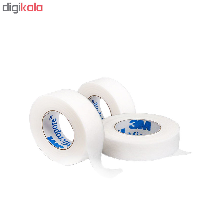 چسب پانسمان تری ام مدل Micropore کد 01 بسته 3 عددی