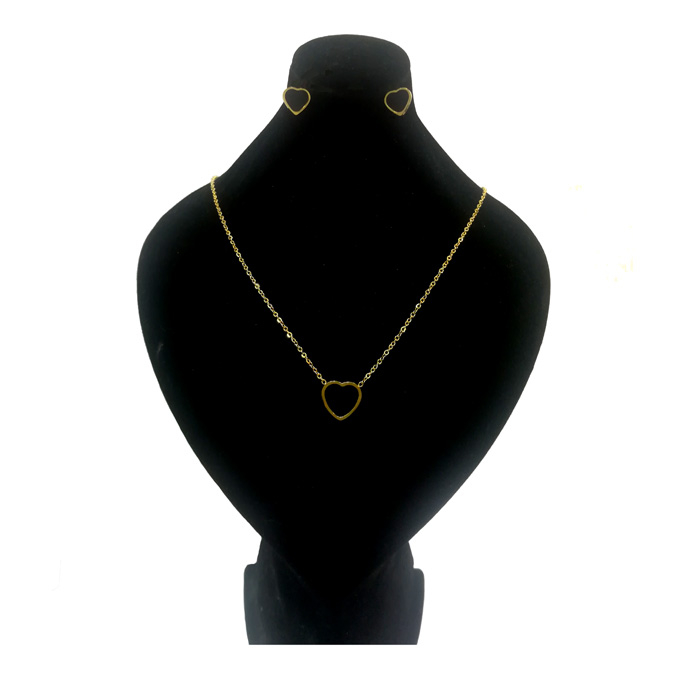 نیم ست زنانه طرح قلب کد 1006