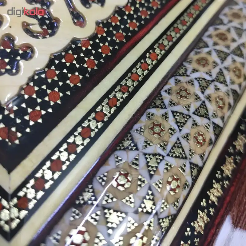 تابلو قلم زنی طرح گل و مرغ کد 1001