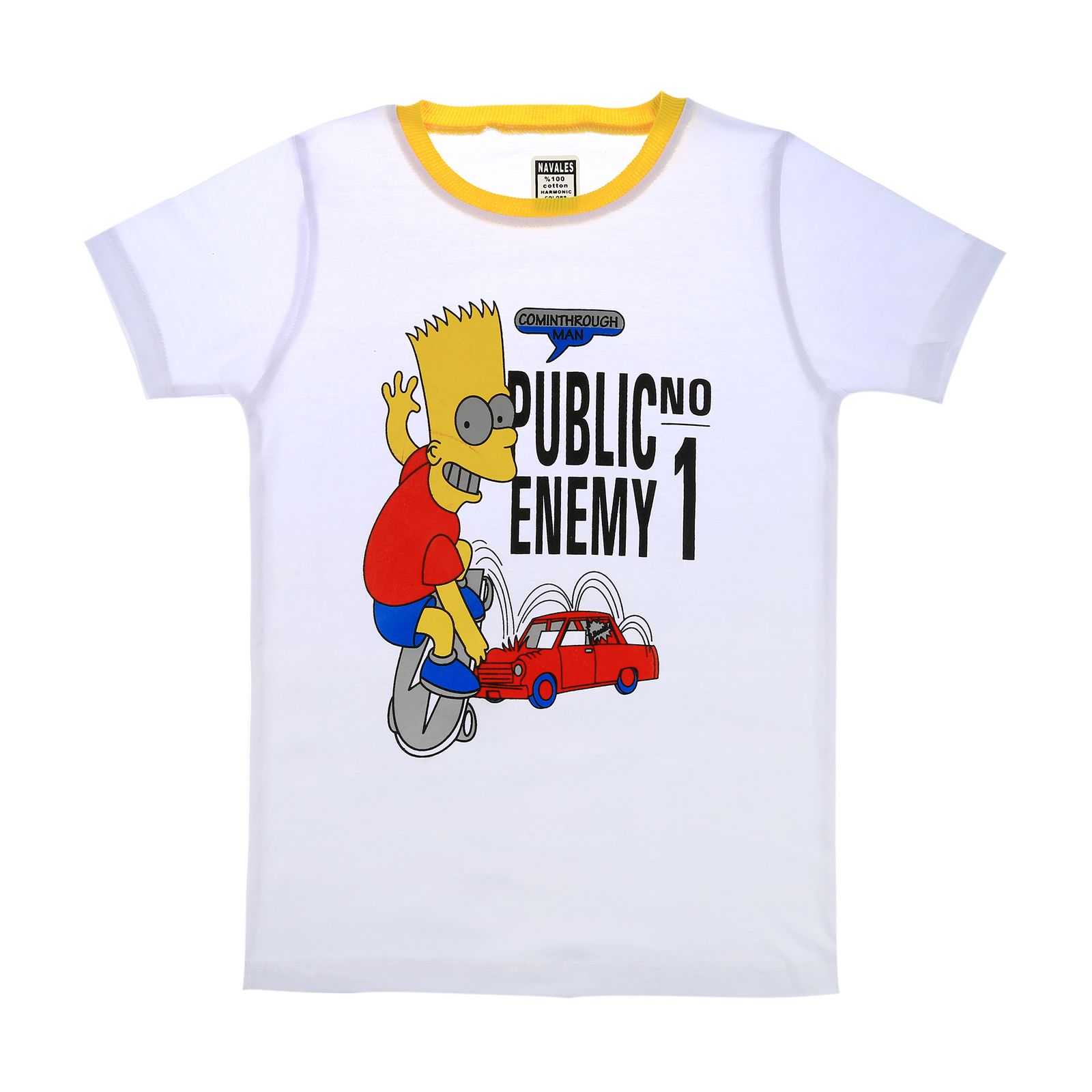 تی شرت ناوالس مدل Simpson-WH -  - 1