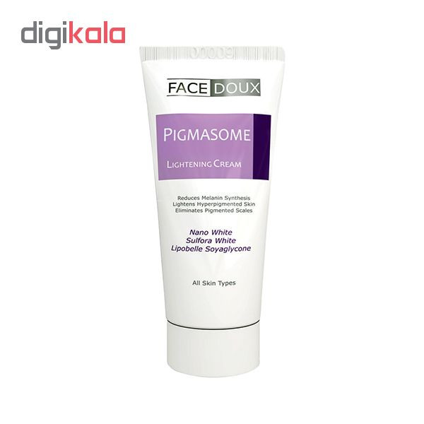 کرم ضد لک و روشن کننده فیس دوکس مدل pigmasome حجم ۳۰ میلی ‎لیتر