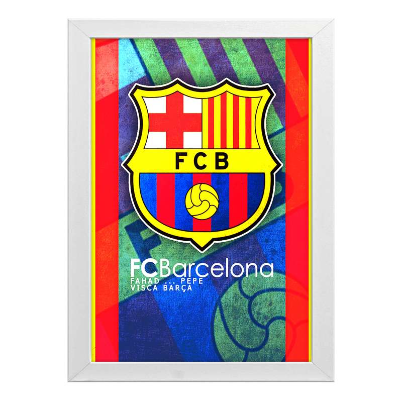 تابلو طرح تیم فوتبال بارسلونا کد t14