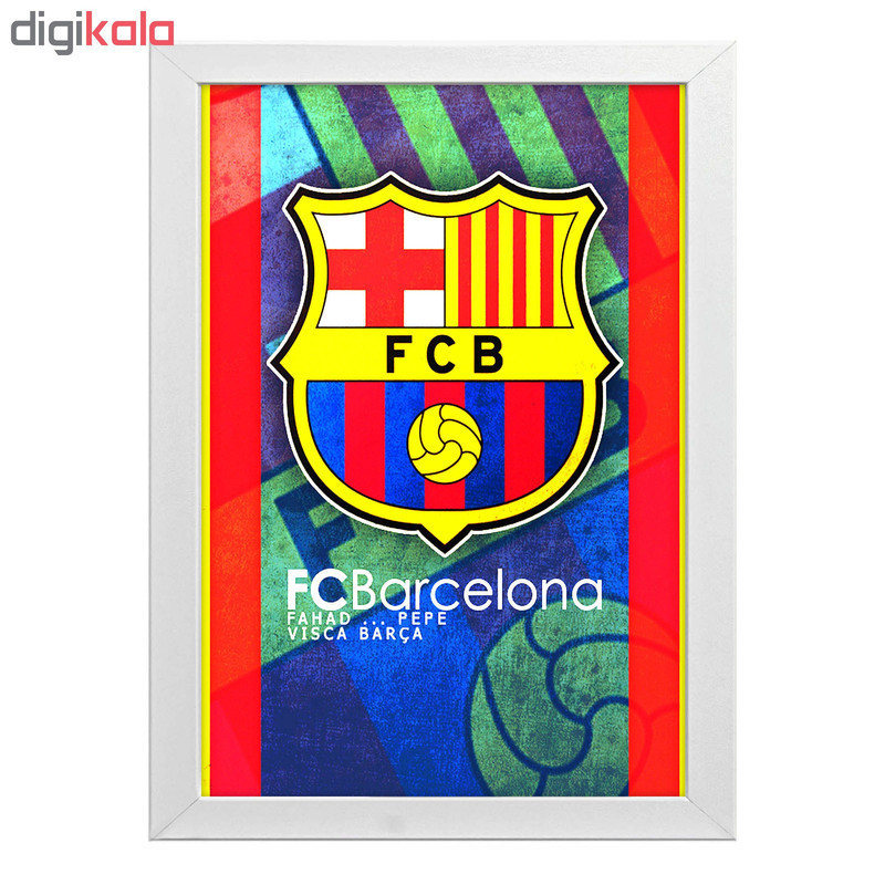 تابلو طرح تیم فوتبال بارسلونا کد t14