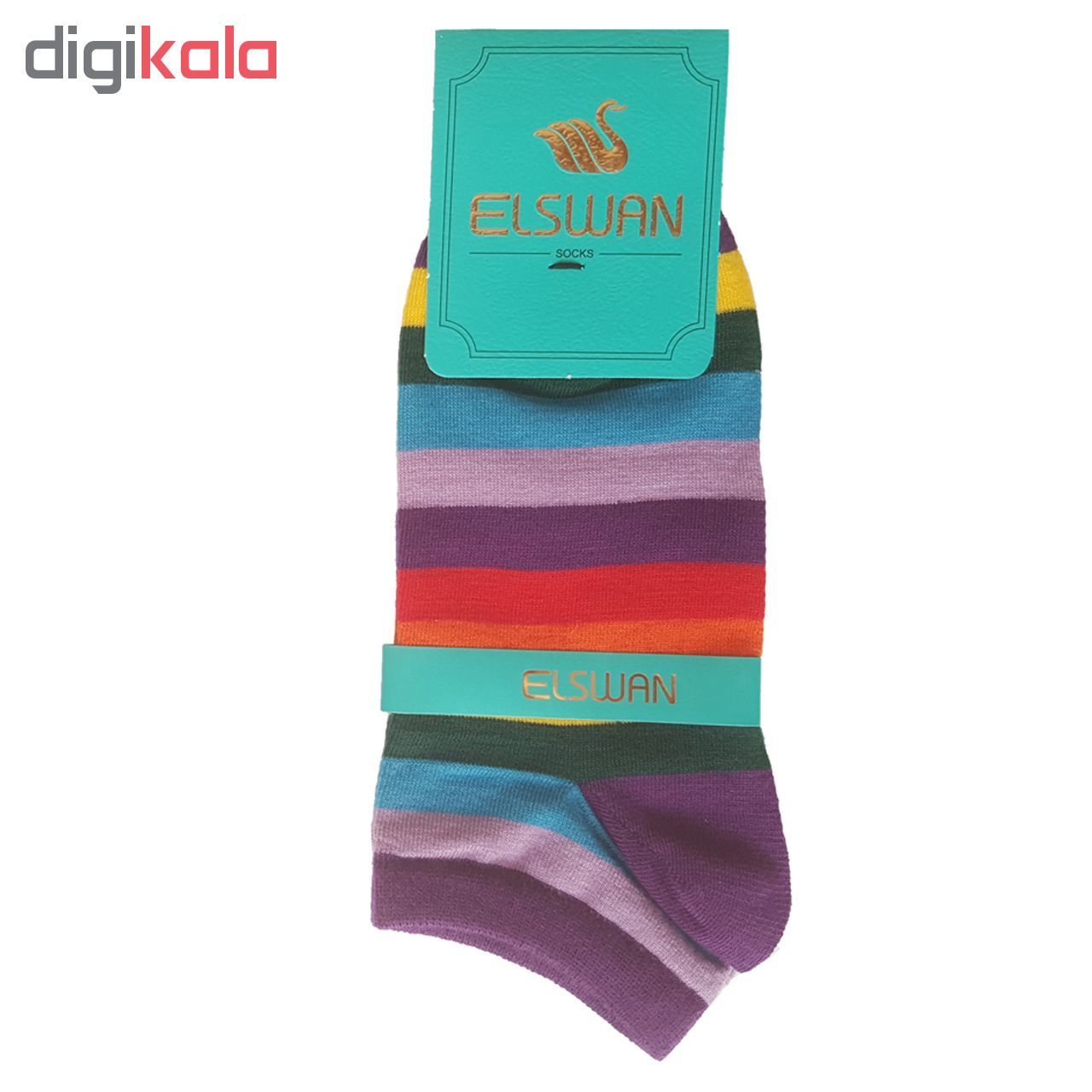 جوراب زنانه ال سون مدل راه راه کد PH439 -  - 7