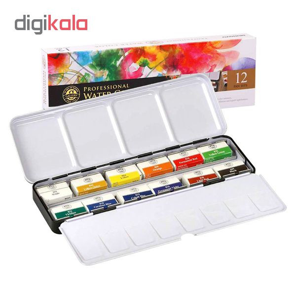 آبرنگ 12 رنگ مونگیو کد 83233