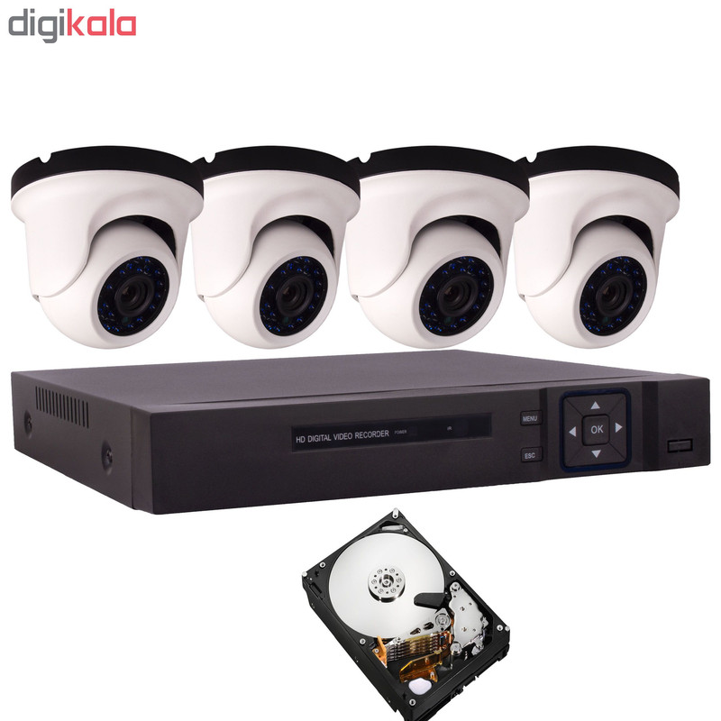 سیستم امنیتی آنالوگ مدل AH2-5004-901-4-HDD