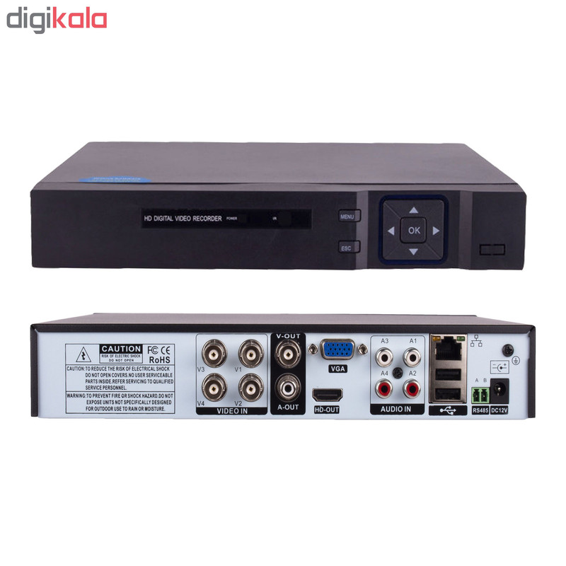سیستم امنیتی آنالوگ مدل AH2-5004-901-4-HDD