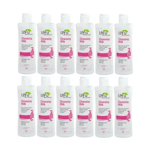 شیر پاک کن لفو مدل Aloe Vera حجم 200 میلی لیتر مجموعه 12 عددی