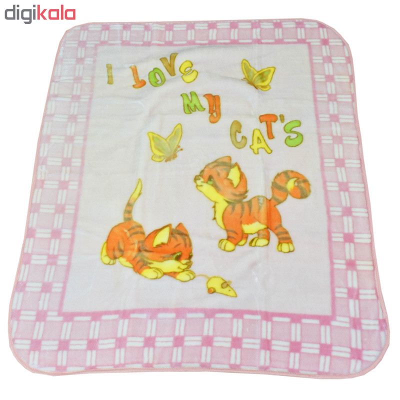 پتو نوزادی پاندورا طرح My cats سایز 100×120 سانتی متر