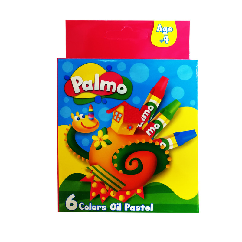 پاستل روغنی 6 رنگ پالمو کد 4654