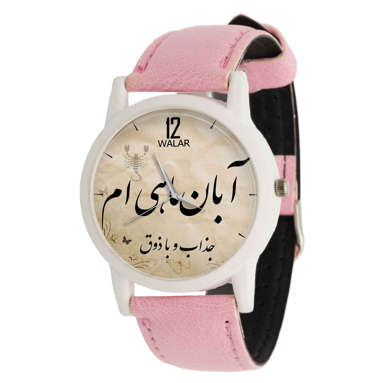 ساعت مچی عقربه ای زنانه والار طرح آبان ماهی ام کد LF1730 ساعت مچی عقربه ای زنانه والار طرح آبان ماهی ام کد LF1730