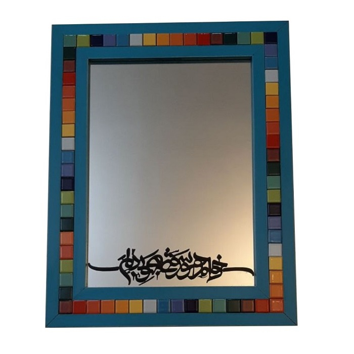 آینه طرح  تایپوگرافی مدل ab-02