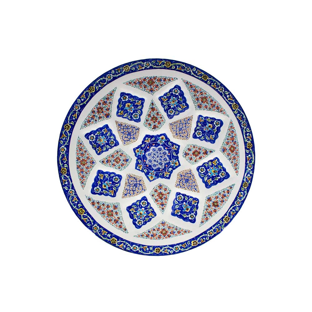 بشقاب میناکاری اسماعیلی کد 038