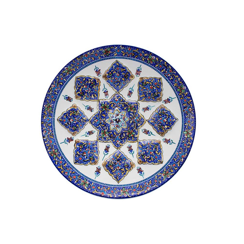 بشقاب میناکاری اسماعیلی کد 037