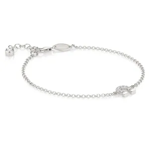 دستبند نقره زنانه نومینیشن کد 008-146200