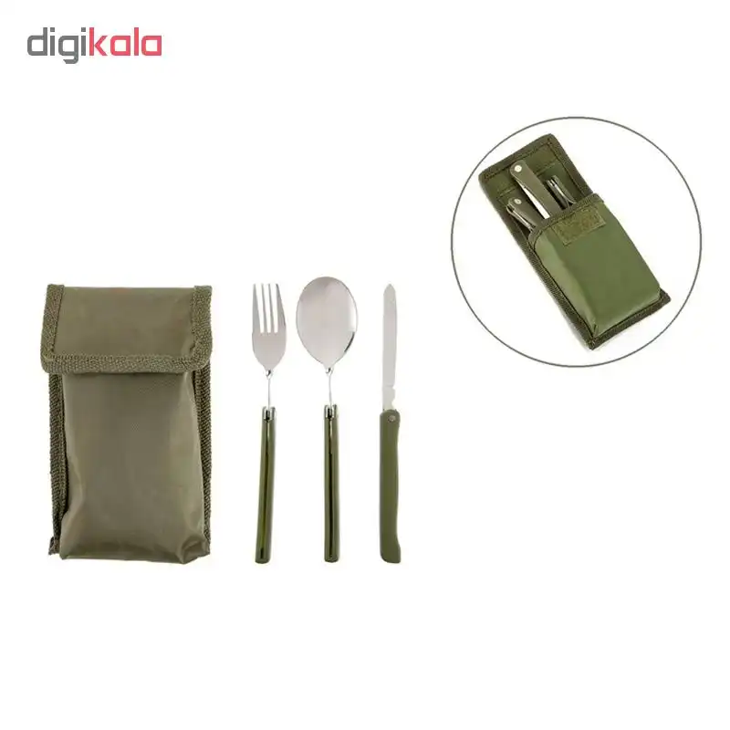 مجموعه قاشق و چنگال سفری مدل K603 کد 103000163