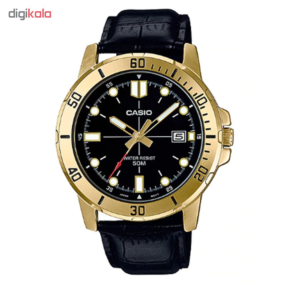 ساعت مچی عقربه ای مردانه کاسیو کد MTP-VD01GL-1EV