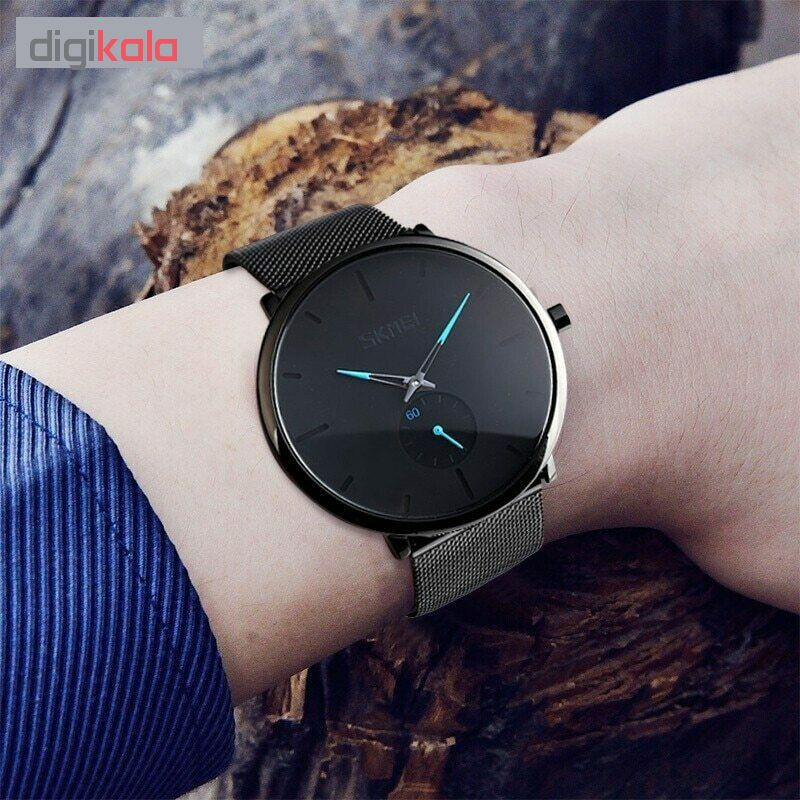 ساعت مچی عقربه ای مردانه اسکمی مدل 9185 ساعت مچی عقربه ای مردانه اسکمی مدل 9185