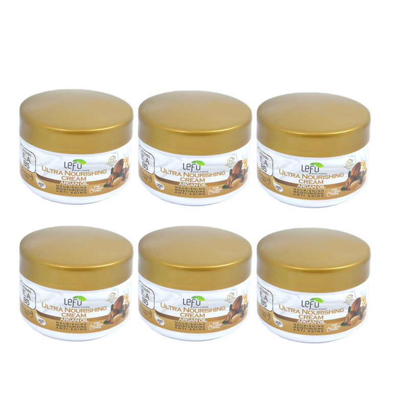 کرم مرطوب کننده لفو مدل Argan Oil حجم 200 میلی لیتر مجموعه 6 عددی