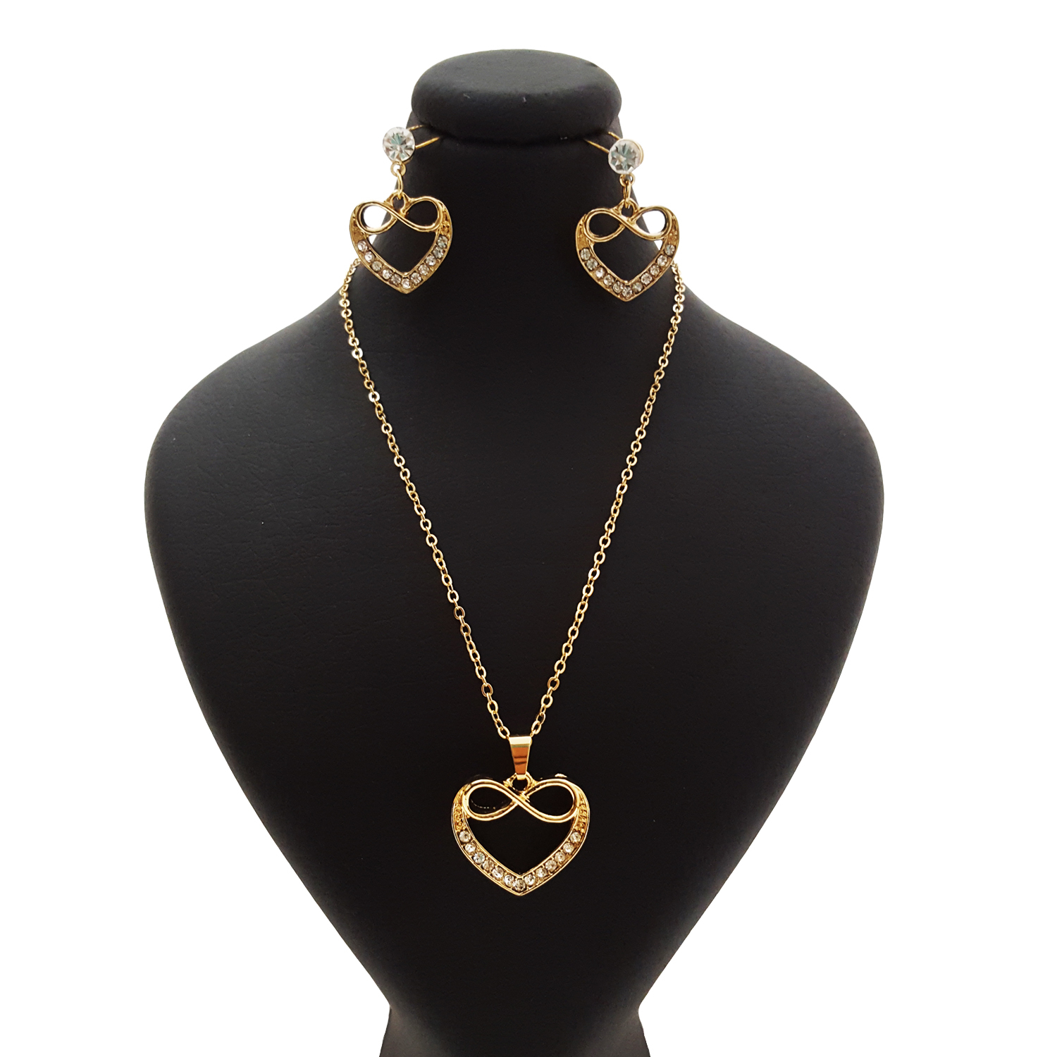 نیم ست زنانه طرح قلب بی نهایت کد YG-146