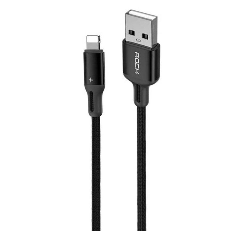 کابل تبدیل USB به لایتنینگ راک مدل RCB0730 طول 1 متر