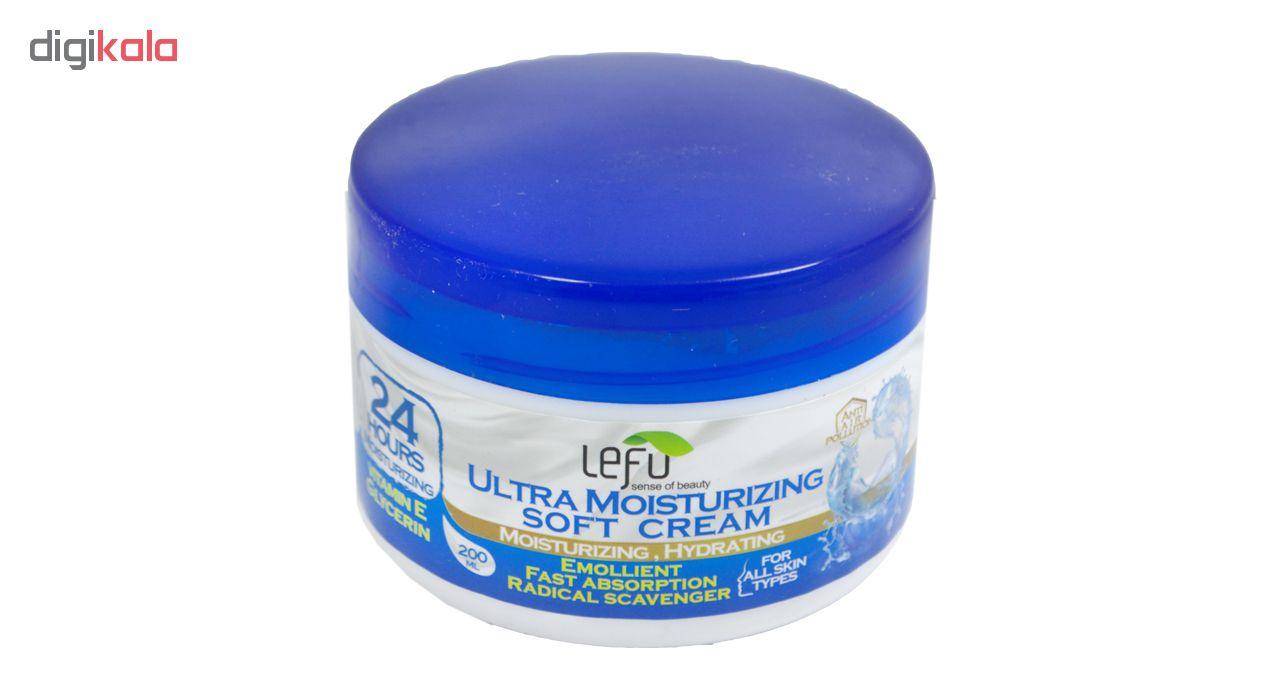 کرم مرطوب کننده لفو مدل Soft حجم 200 میلی لیتر مجموعه 3 عددی