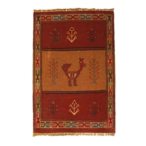 گلیم دستبافت یک متری کد 3-30003