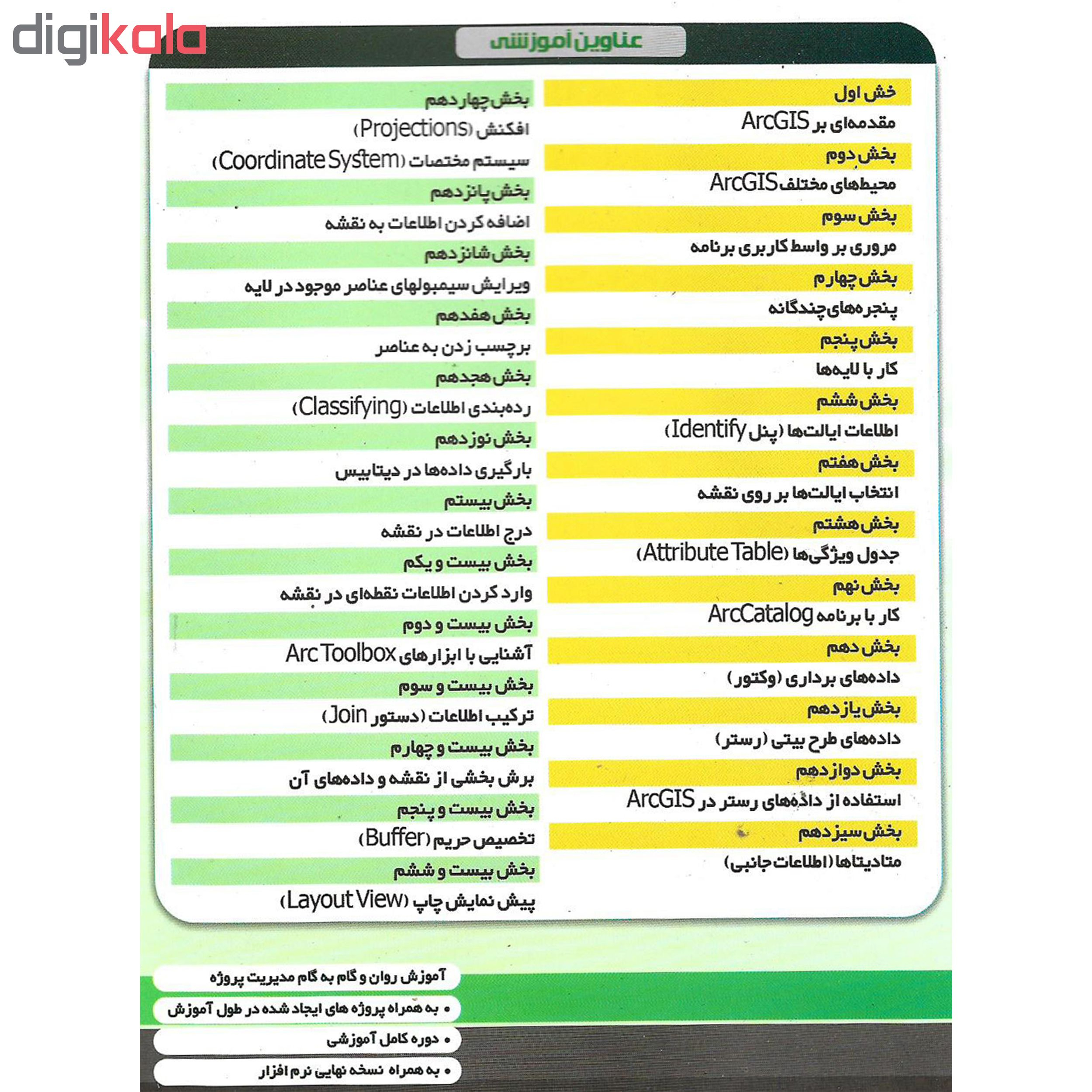 نرم افزار آموزش PLAXIS نشر پدیا سافت به همراه نرم افزار آموزش ARC GIS نشر پدیده