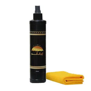 اسپری تمیز کننده شیشه خودرو ایرانانو کد 5700 حجم 300 میلی لیتر به همراه دستمال نظافت خودرو
