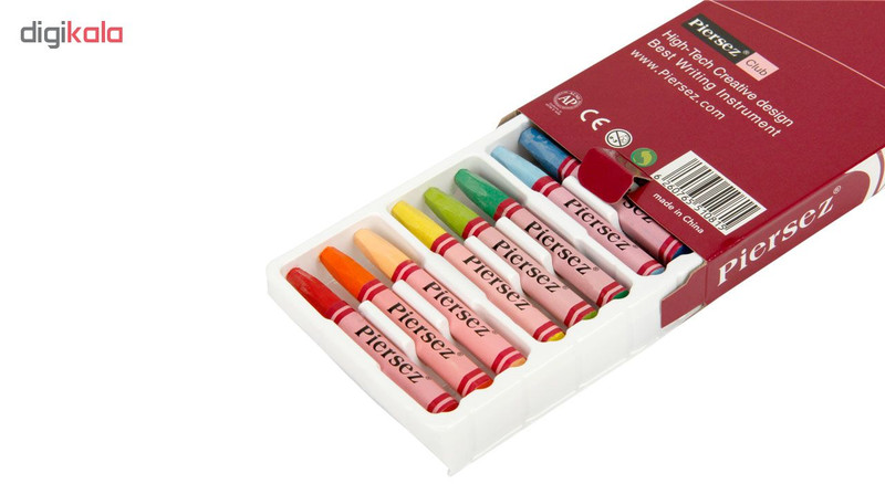 پاستل روغنی 12 رنگ پییرسز کد PZ0383