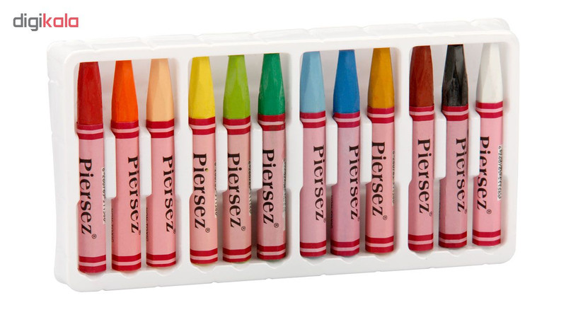 پاستل روغنی 12 رنگ پییرسز کد PZ0383