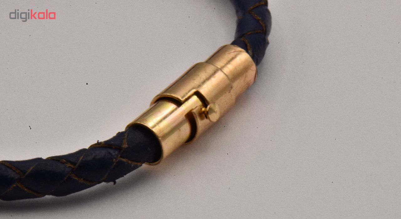 دستبند طلا 18 عیار زنانه آمانژ طرح ماشین کد 482D2928