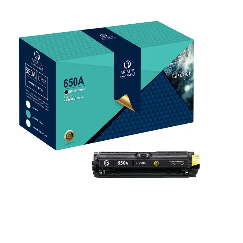 تونر مشکی آریا اچ پی مدل Gold-650A