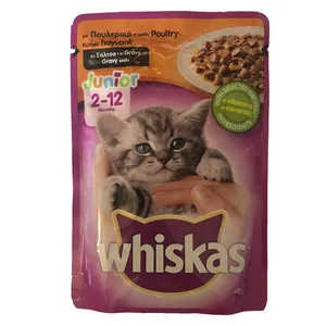 پوچ گربه ویسکاس مدل Poultry and Vitamins وزن 100 گرم