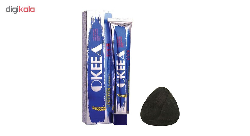 رنگ مو اکیا سری Olive شماره 5.3 حجم 100 میلی لیتر رنگ قهوه ای زیتونی روشن