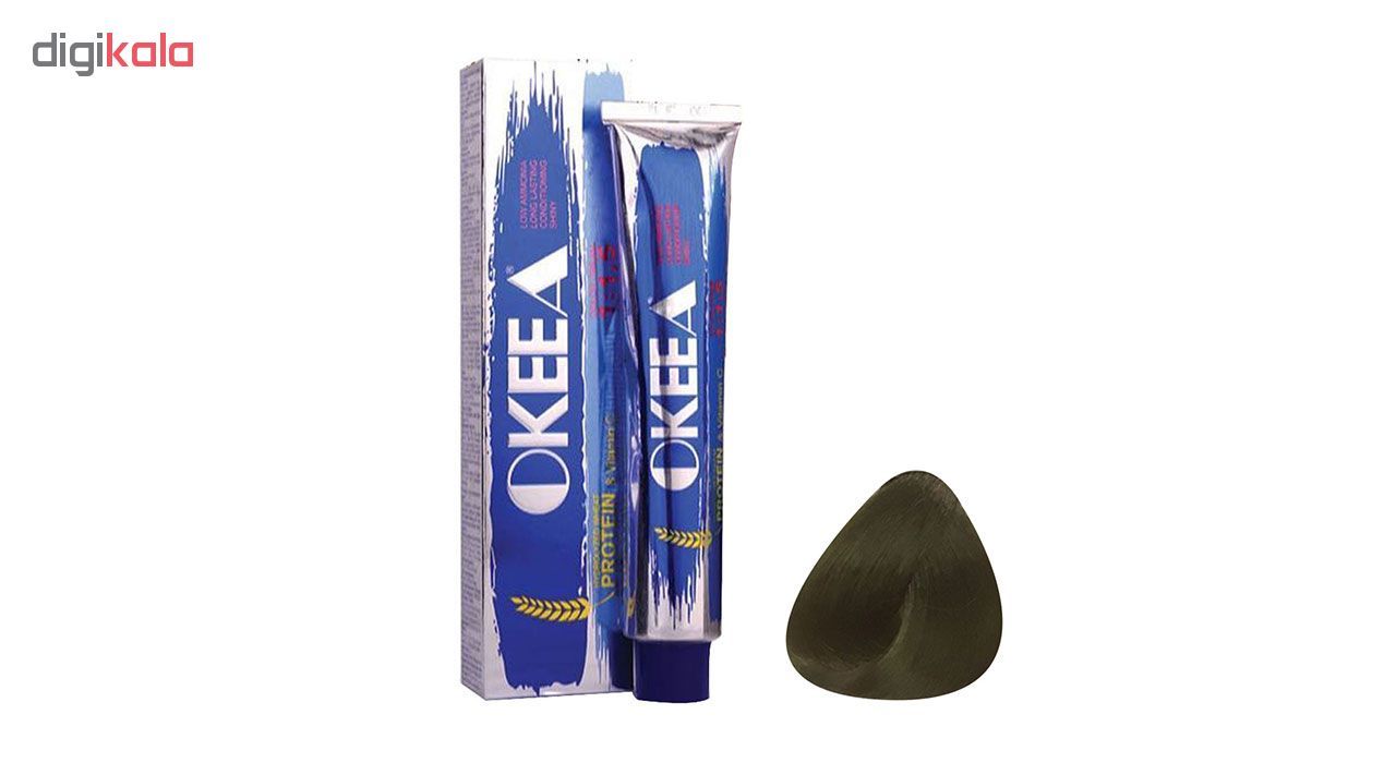 رنگ مو اکیا سری Olive شماره 9.3 حجم 100 میلی لیتر رنگ بلوند زیتونی بسیار روشن -  - 2