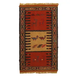 گلیم دستباف 1 متری کد 8-30003