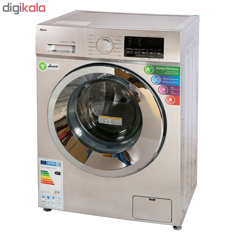 ماشین لباسشویی سامیا مدل F70215USC ظرفیت 7 کیلوگرم