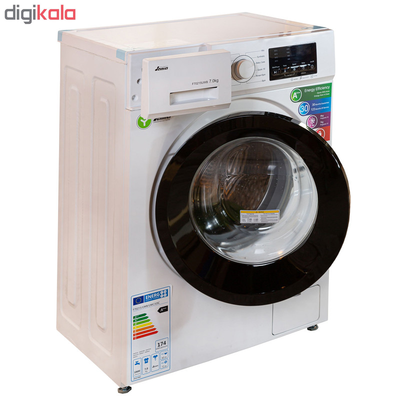 ماشین لباسشویی سامیا مدل F70215UWB ظرفیت 7 کیلوگرم