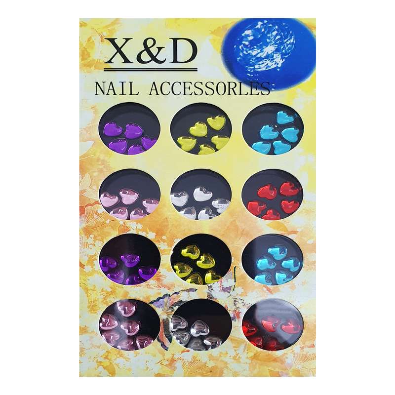 مجموعه نگین ناخن ایکس اند دی مدل HRT