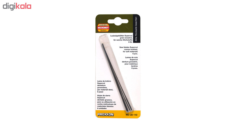 تیغه اره مویی پروکسون کد 28110 بسته 6 عددی تیغه اره مویی پروکسون کد 28110 بسته 6 عددی