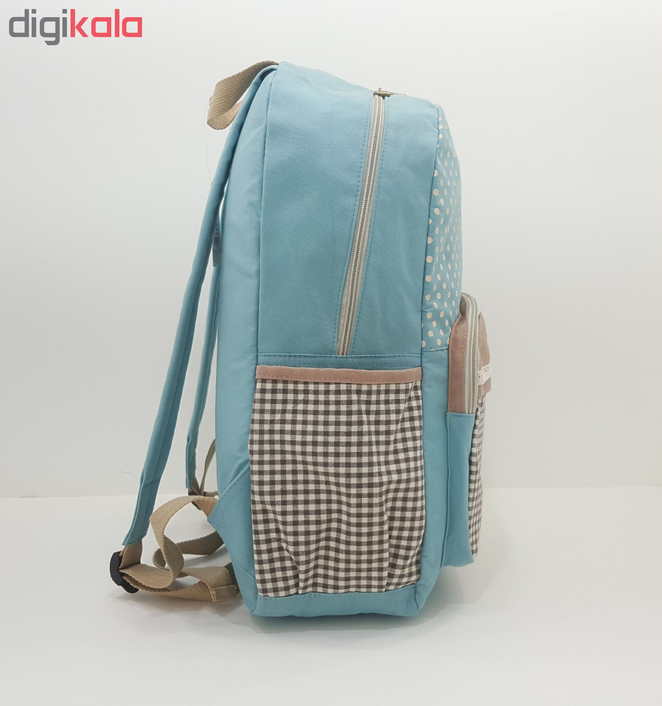 کوله پشتی ادیه طرح خال خالی مدل klnqsh - bp013