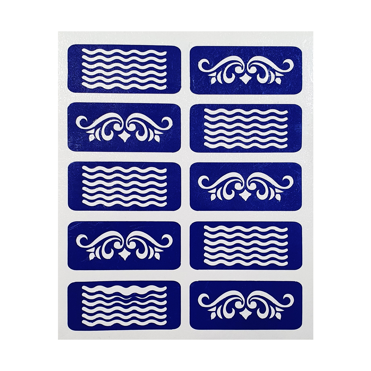 شابلون طراحی ناخن مدل CR3