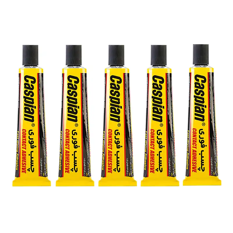 چسب فوری کاسپین مدل 0102 حجم 100 میلی لیتر بسته 5 عددی