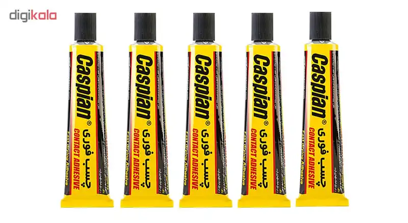 چسب فوری کاسپین مدل 0102 حجم 50 میلی لیتر بسته 5 عددی