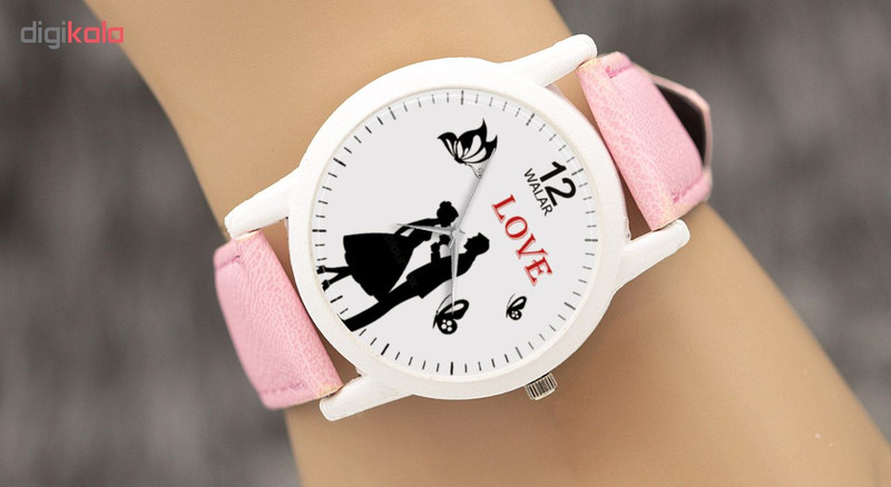 ساعت مچی عقربه ای زنانه والار طرح LOVE کد LF1740