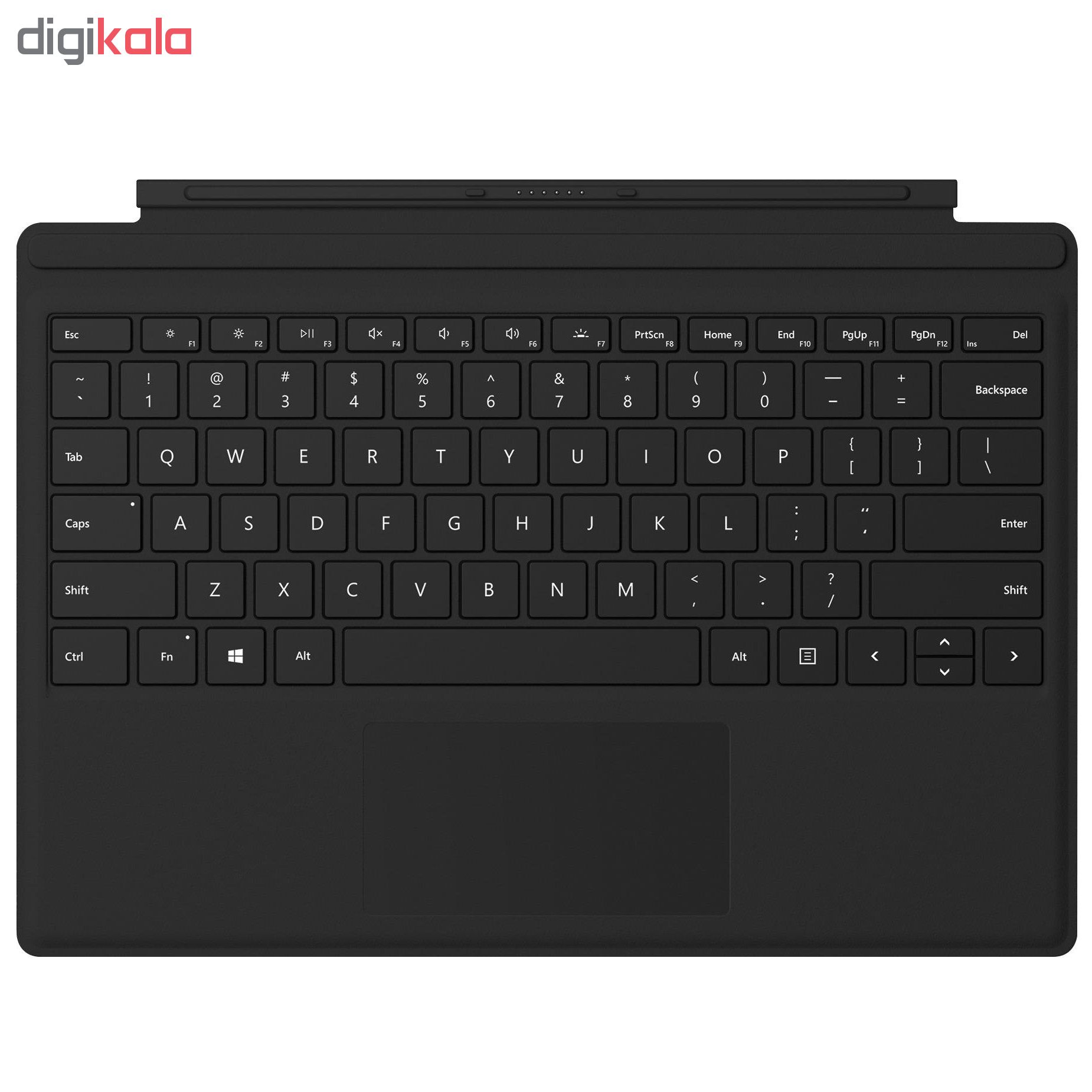تبلت مایکروسافت مدل Surface Pro 6 - B به همراه کیبورد Black Type Cover  و قلم